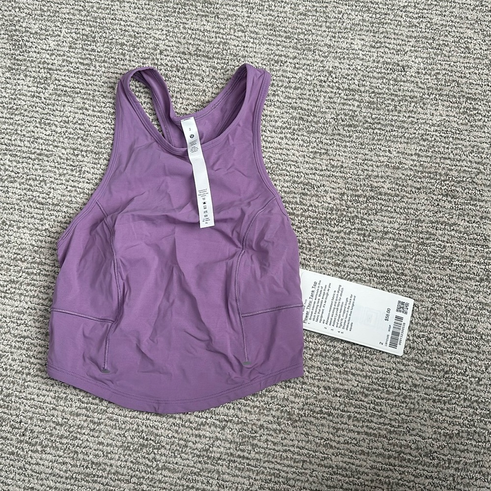 NWT Lululemon Power Thru Tank Top